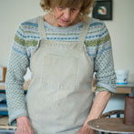 Hilary Duncan in her studio 2018